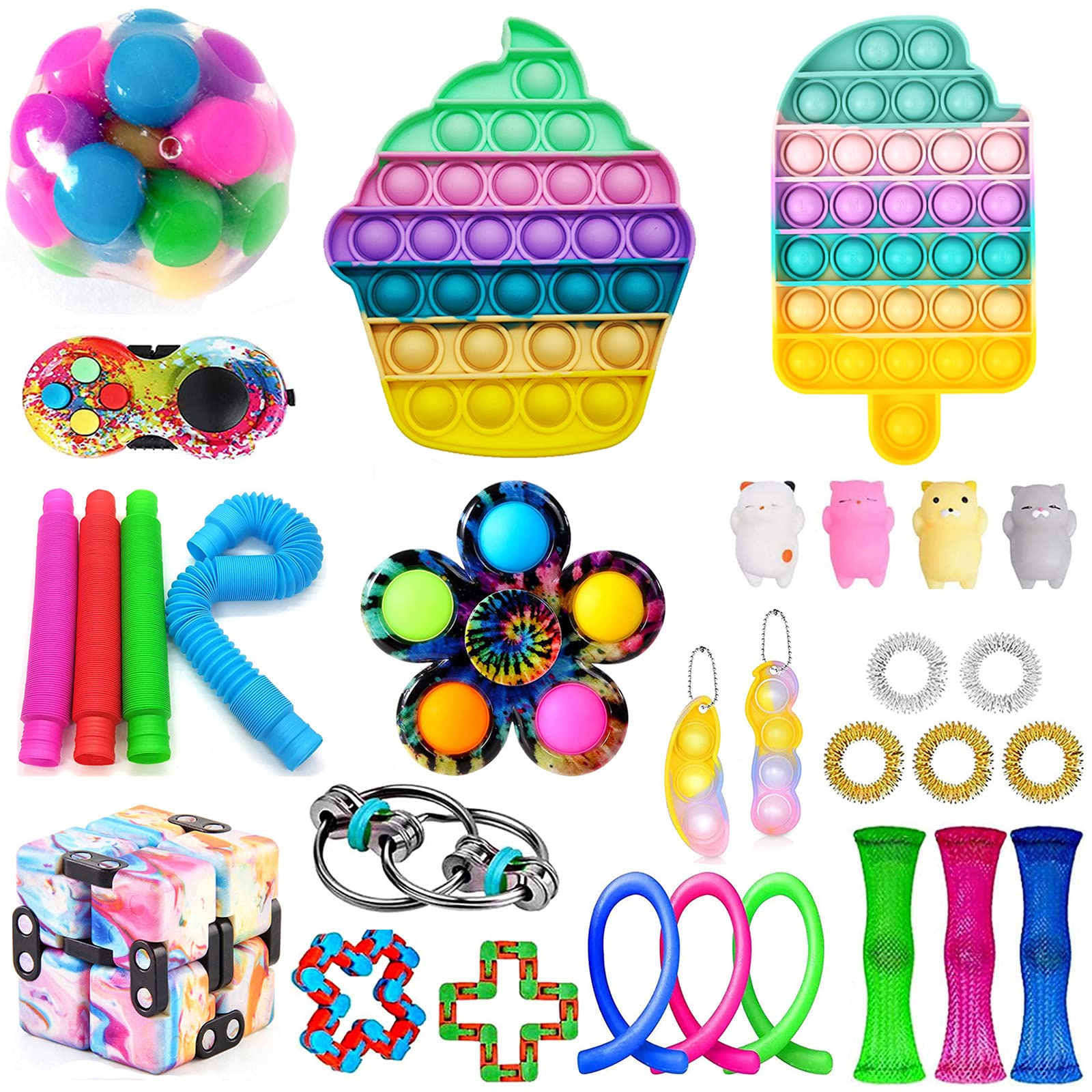 AM ANNA Sensory Fidget Toys Set,30 Pcs 