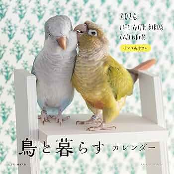 2026年カレンダー 鳥と暮らす インコ&オウム | 蜂巣 文香 |本