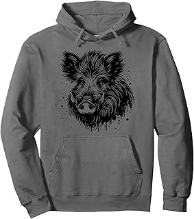 Chasseur T-Shirt Sanglier Motiv Chasse Chasseur Sanglier Sweat à Capuche