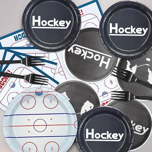 Miniatura 3 de Decoraciones de fiesta en la playa 81 piezas de suministros para fiestas en la piscina, incluye platos de pelota de playa, servilletas, mantel de