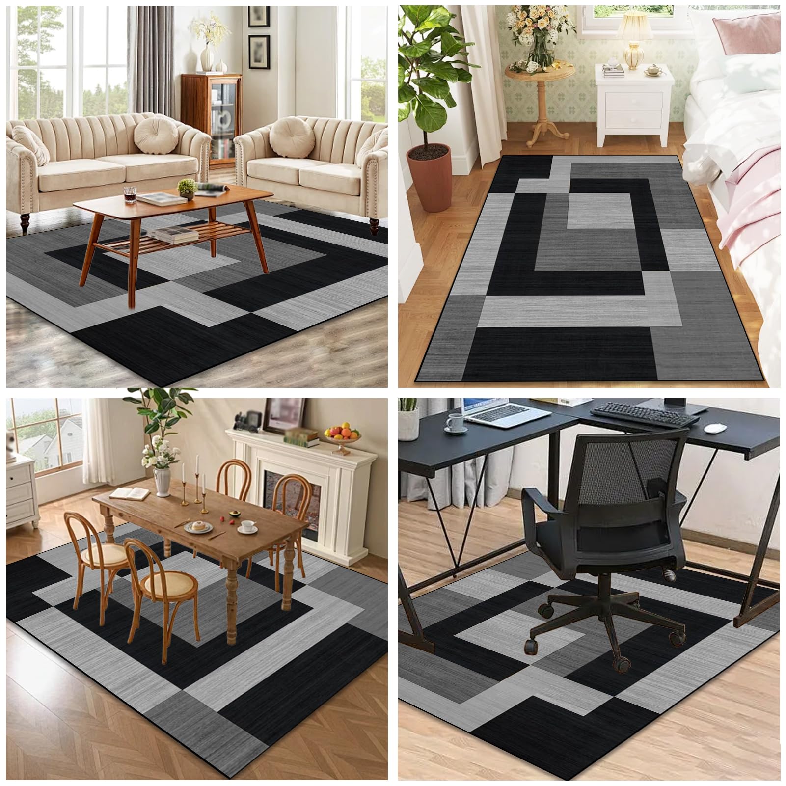 Alfombra Silla Escritorio Oficina Gamer Alfombra para Silla de Oficina para Suelos Duros Antideslizante Protector Suelo Silla Ruedas Alfombrilla de Protección para el Suelo para Parquet 90 x 120 cm