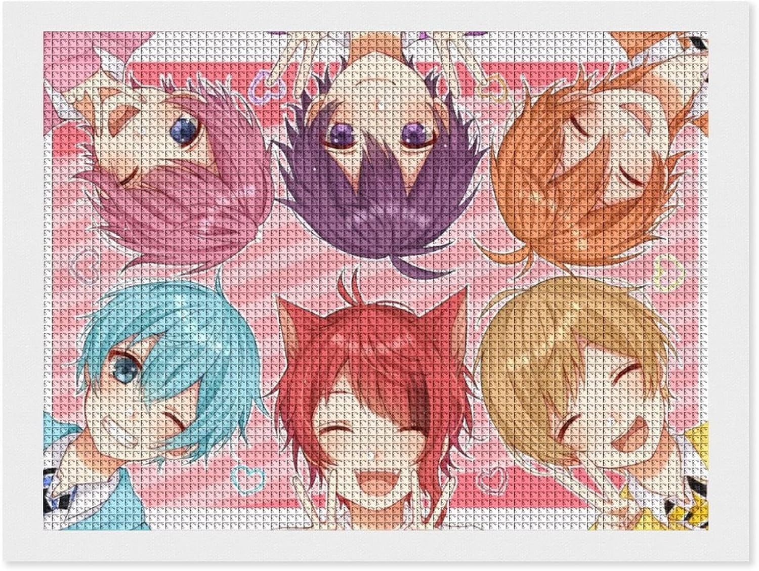 ダイヤモンドアート絵画 Straw Berry Prince すとぷり 刺繍塗装キット ダイヤモンド 四角形 全面貼り