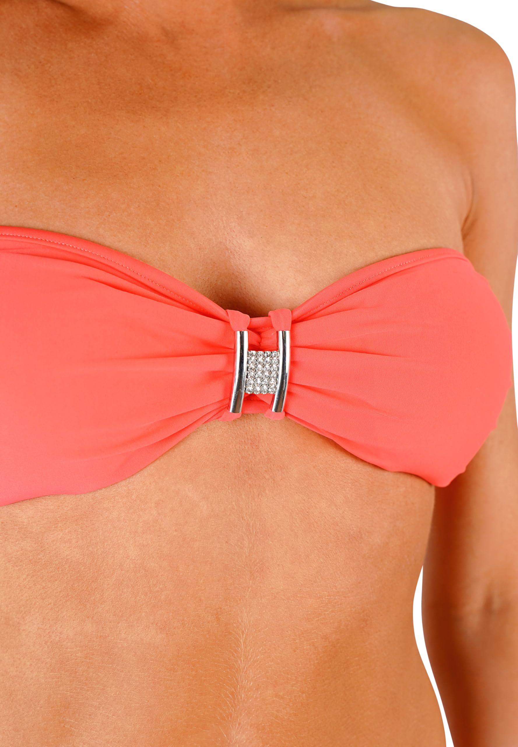 my sexy bikini - Damski strój kąpielowy Tanga gładkie brazylijskie bikini czarny różowy pomarańczowy koralowy zielony Malediwy - Monako, Nektaryna Koralowa 3 Sztuczne Stringi + Tanga + Sg, S