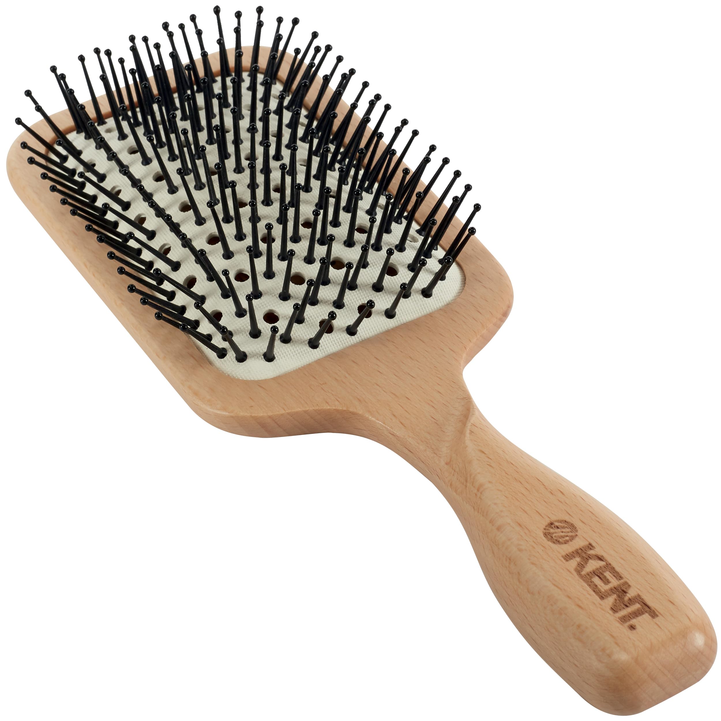 Kent Brushes Pure Flow Hairbrush, Large Vented Fine Quill Paddle Brush LPF2