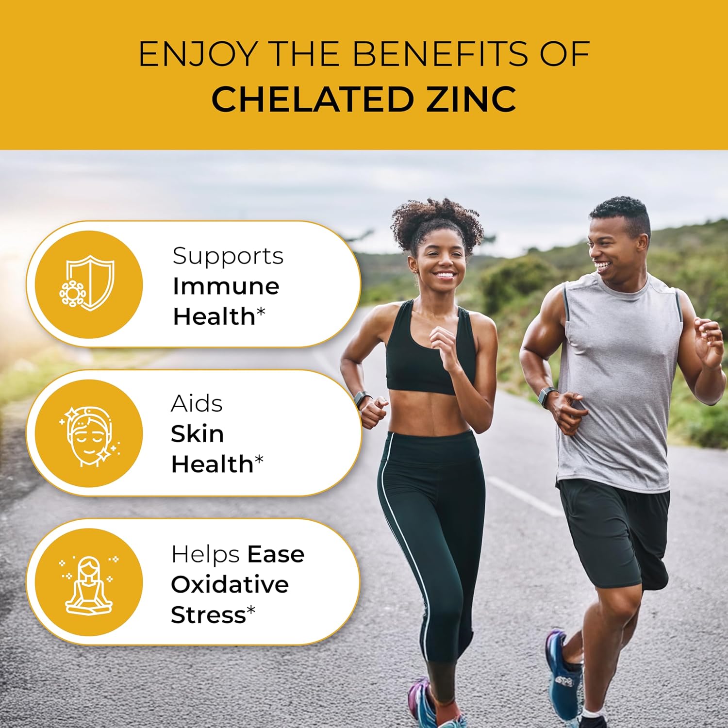 SANDHUHERBALS Zinc 30mg Capsules for Men & Women | 120 Count (Pack of 1) | Zinc Supplements for Immune & Antioxidant Support | Zink 30 mg Supplement Supports Skin Health - Image 2