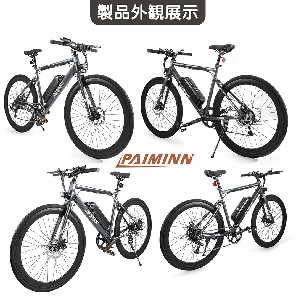電動アシスト自転車PAIMINN 動作確認済み 4,PAIMINN 電動アシスト自転車 極太タイヤ SPTEBIK