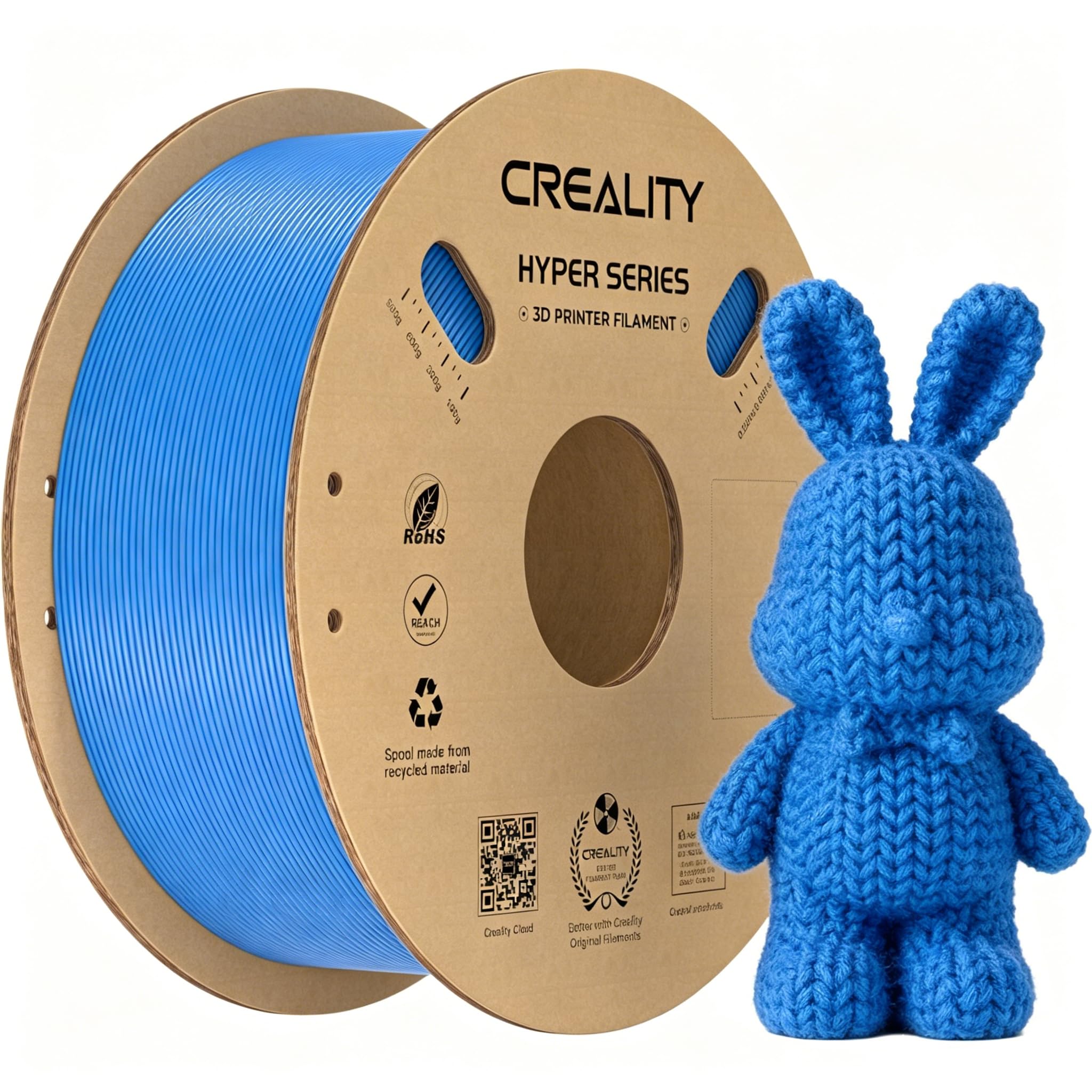 Creality Hyper PLA Filament 1.75mm 1KG, Blue, 1-Pack