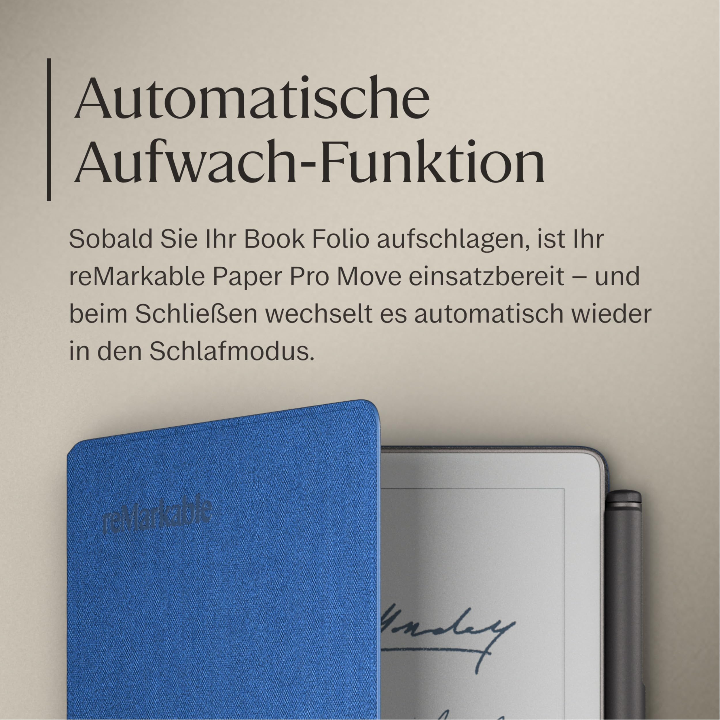 Remarkable Paper Pro Move Book Folio – Kobalt 7,3 Zoll – Bild 5