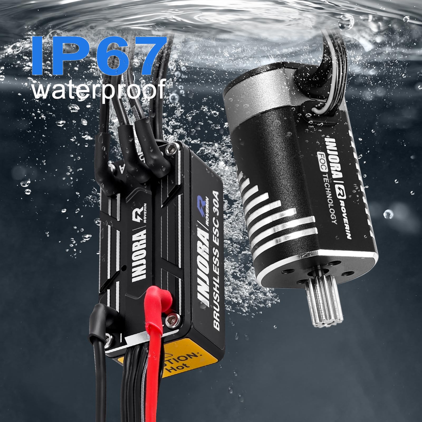 Amazon.com: INJORA Roverin M30 G2 FOC Sensored Brushless ESC
