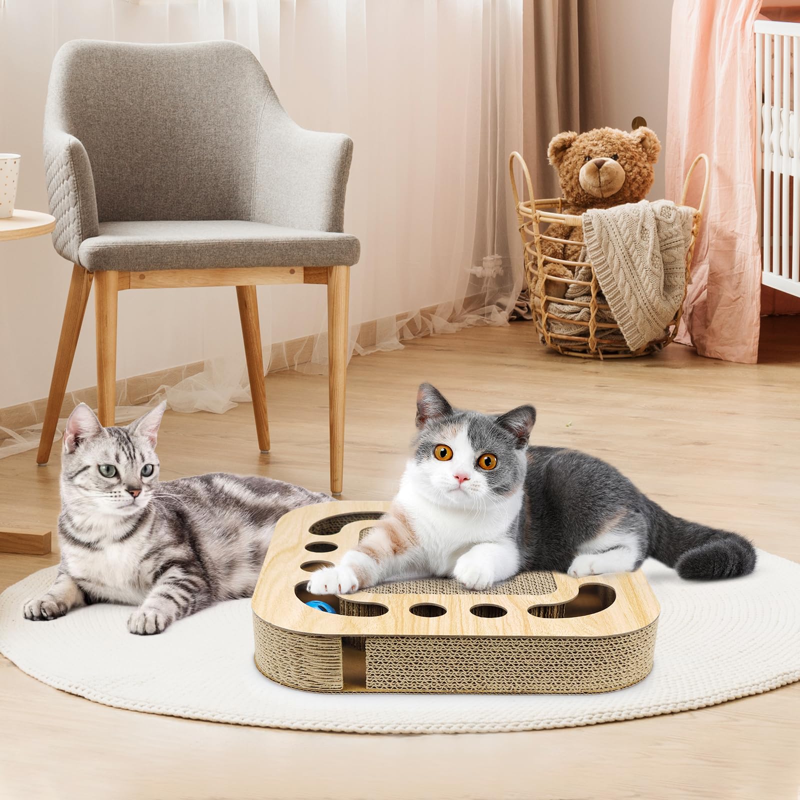 Catnip Toys For Cats Pfotenolymp® Cat Play Board - Interactive Cat Toy ...
