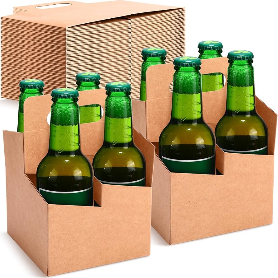 2 Cup Buy KVMORZE 2-Cup Drink Carrier Handle, Kraft Paperboard Handled Drink Carriers 12 30 Oz To Go Coffee Cup Holder For Drinks Takeout Cafe And Restaurant Food Service Delivery 50 Pack