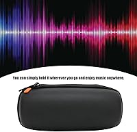 Vista 4 de Estuche de altavoz de EVA duro Estuche de transporte protector impermeable para altavoz portátil para carga 4 carga 5 dispositivos de audio