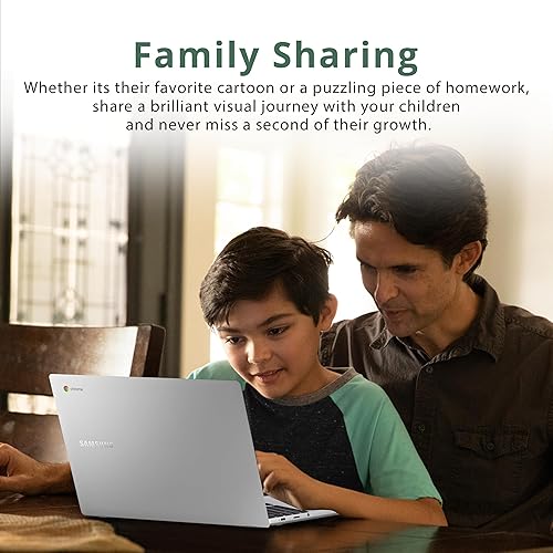 Miniatura 6 de SAMSUNG Plus V2 - Laptop Chromebook 2 en 1 con pantalla táctil FHD de 12.2 pulgadas, Intel Celeron 3965Y, 4 GB de RAM, 64 GB eMMC, cámara frontal