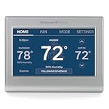 RTH9585WF1004 Wi-Fi Smart Color Thermostat&comma; 7 Day Programmable&comma; Touch Screen&comma; Energy Star&comma; Alexa Ready&comma; Gray