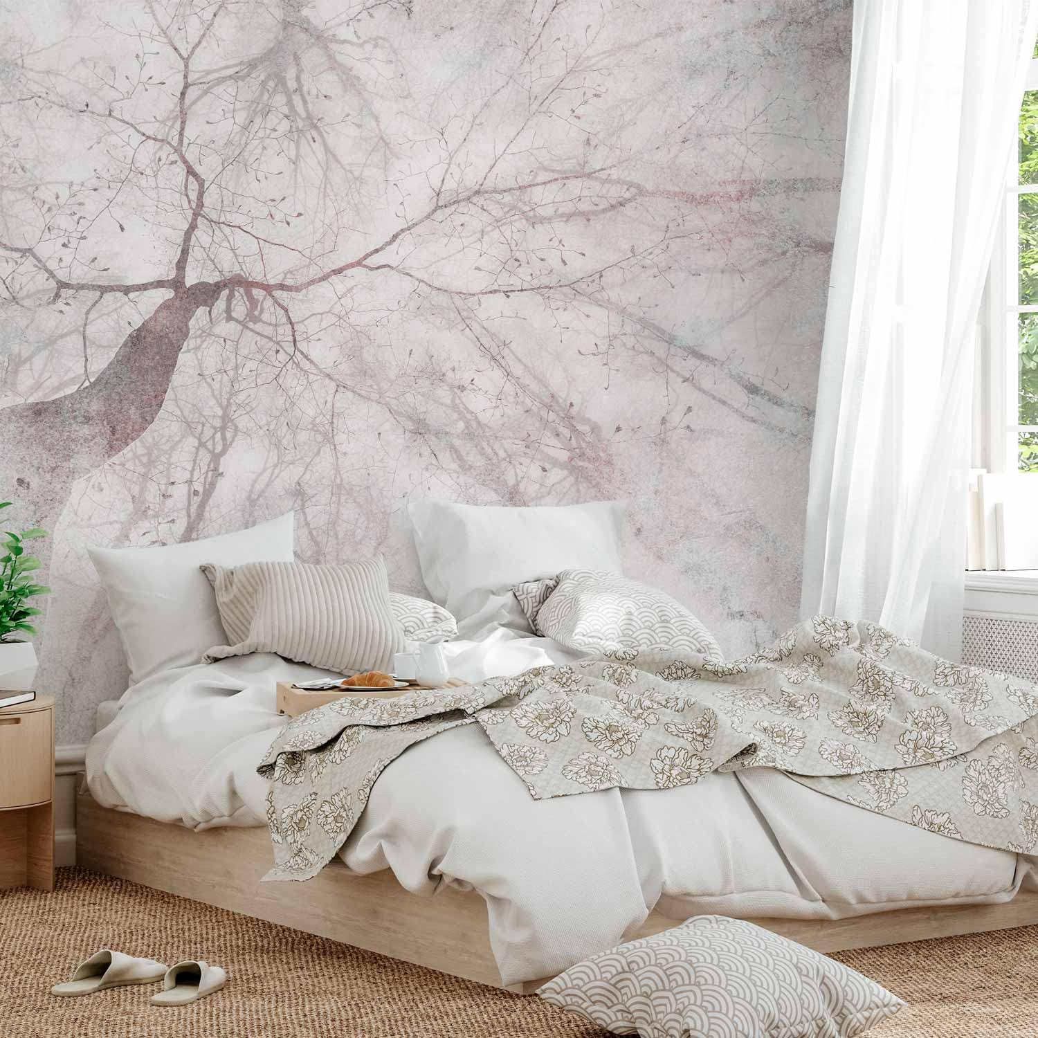 Murando   Premium Photo Wallpaper Forest 550x250 Cm / 217"x98"   Non Woven Premium Art Print Fleece Wall Mural Decoration Poster Picture Design Modern   Landscape Nature Green Trees C A 0058 A B