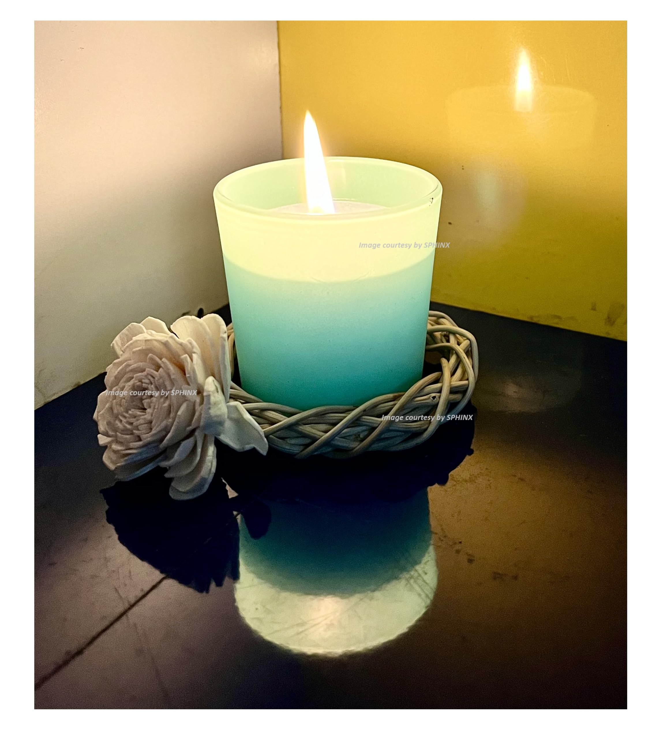 SPHINX Votive Candle Jar - Smokeless & Non-Toxic, Long Burning Up to 20 Hours, Home Decor & Gift Set with Decorative Accessory- (Shot Glass Votive - 1 Piece)