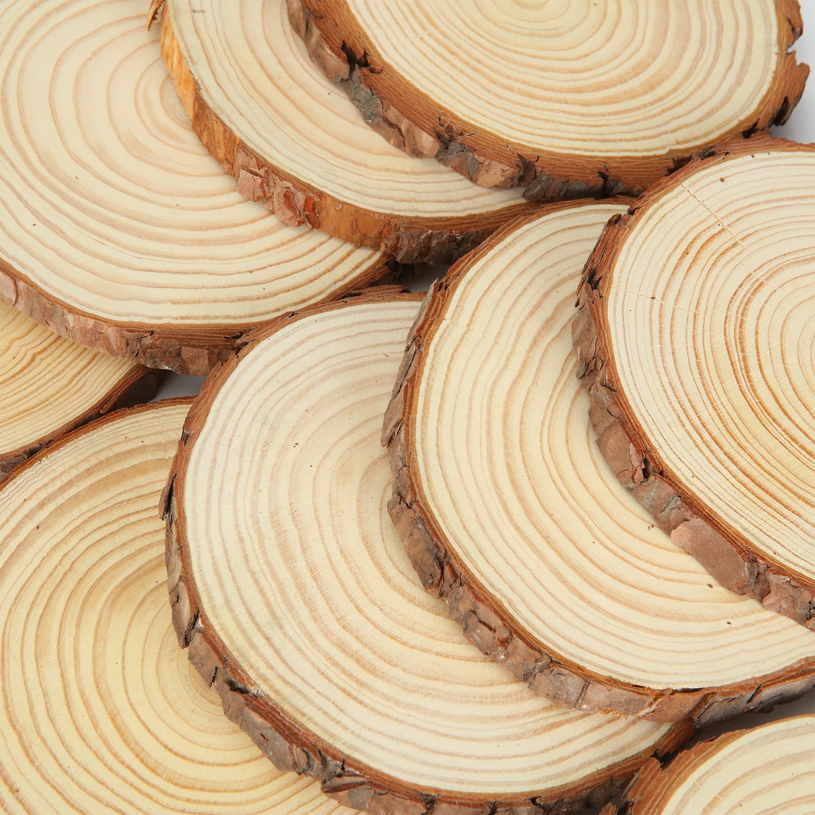 50 Piedini In Legno Naturale Per Decorazioni Fai-da-te, Impronte Bambino 2,5 Cm Per Matrimoni, Compleanni E Album