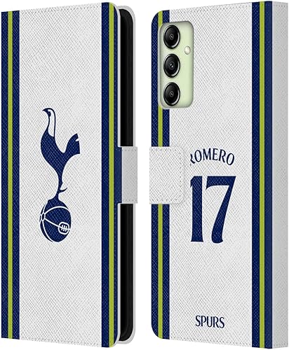 Head Case Designs Officially Licensed Tottenham Hotspur F.C. Cristian Romero 202223 Players Home Kit Leather Book Wallet Case Cover Compatible with
