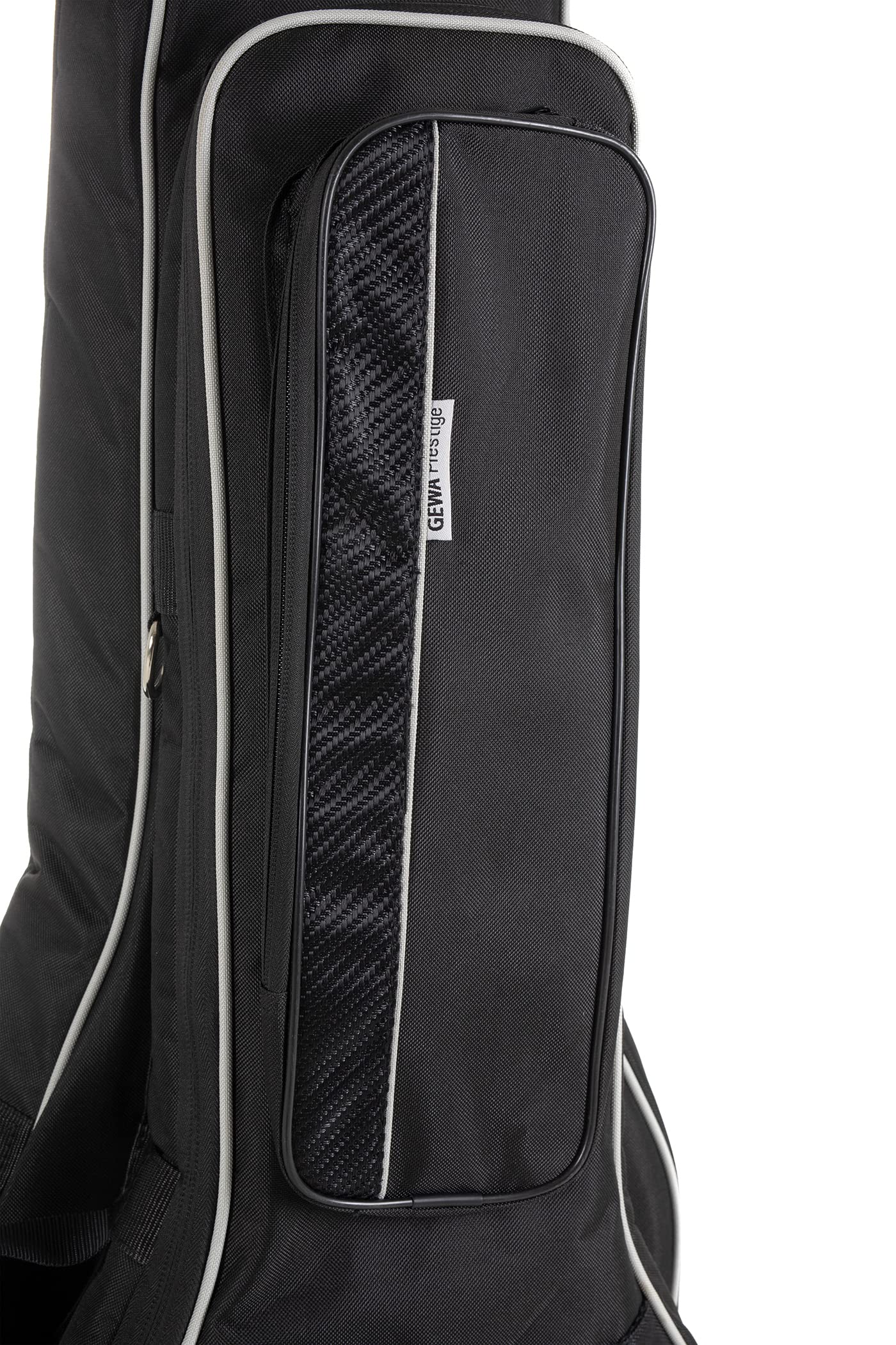 GEWA Prestige Double Gig-Bag 25mm E-Gitarre/E-Bass, stabiler Komfortgriff, Rückenpolster mit Netzauflage
