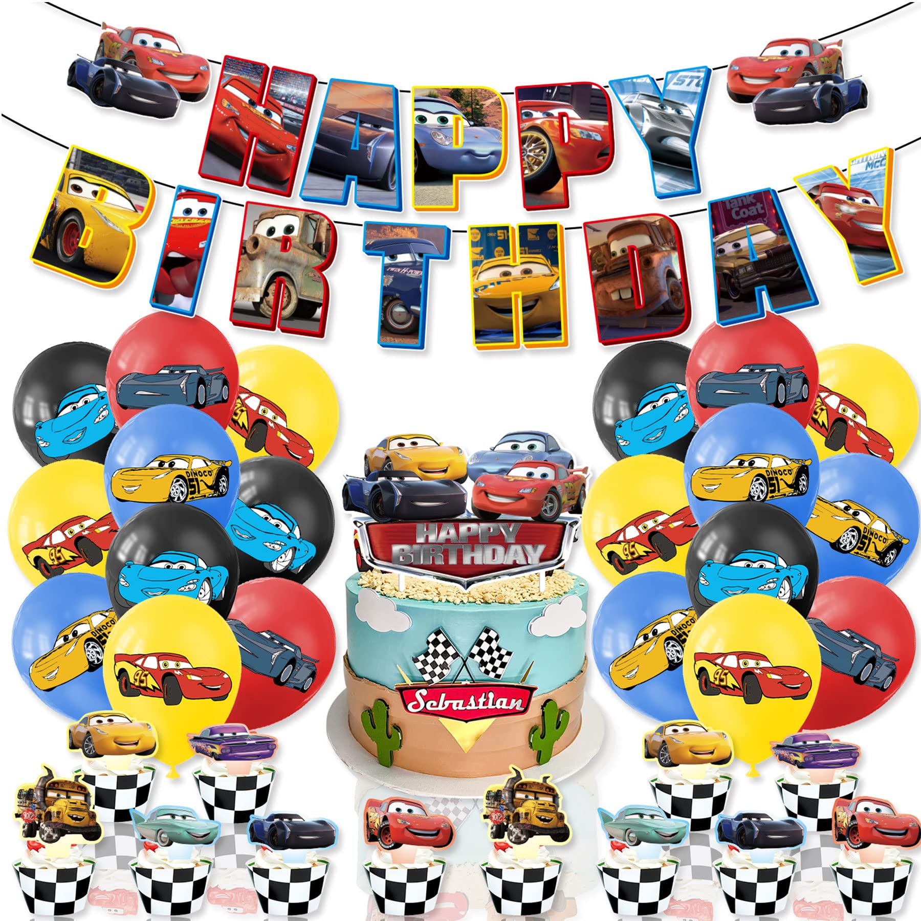 Buy Race Car Birthday Party Supplies Racing Car Birthday Decorations
