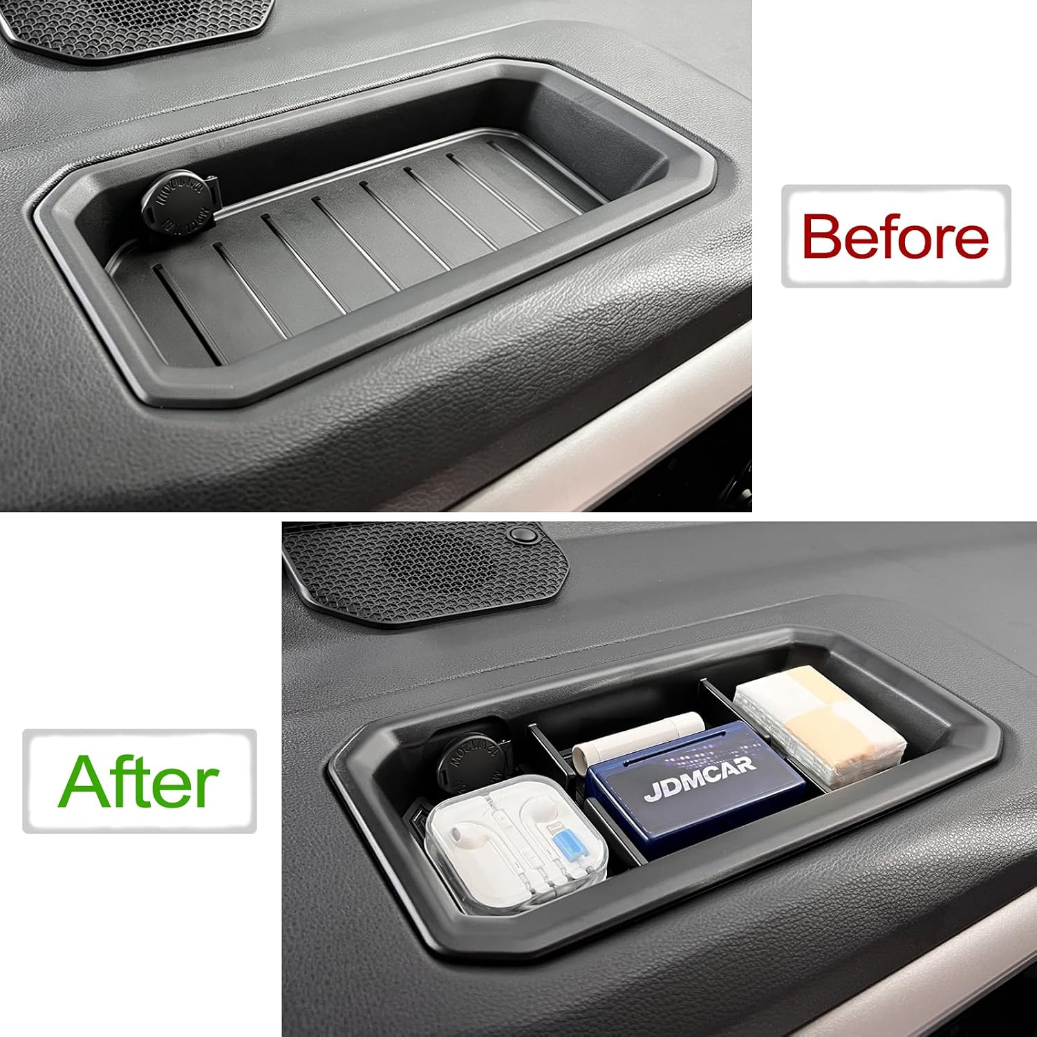 JDMCAR Dashboard Storage Tray for 2022-2026 Toyota Tundra Accessories image 2