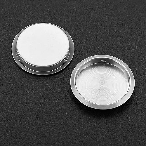 Miniatura 2 de Ravinte Paquete de 4 tiradores de dedo para puerta de armario de 2-18 pulgadas, accesorios para puerta corrediza de armario, fácil instalación a