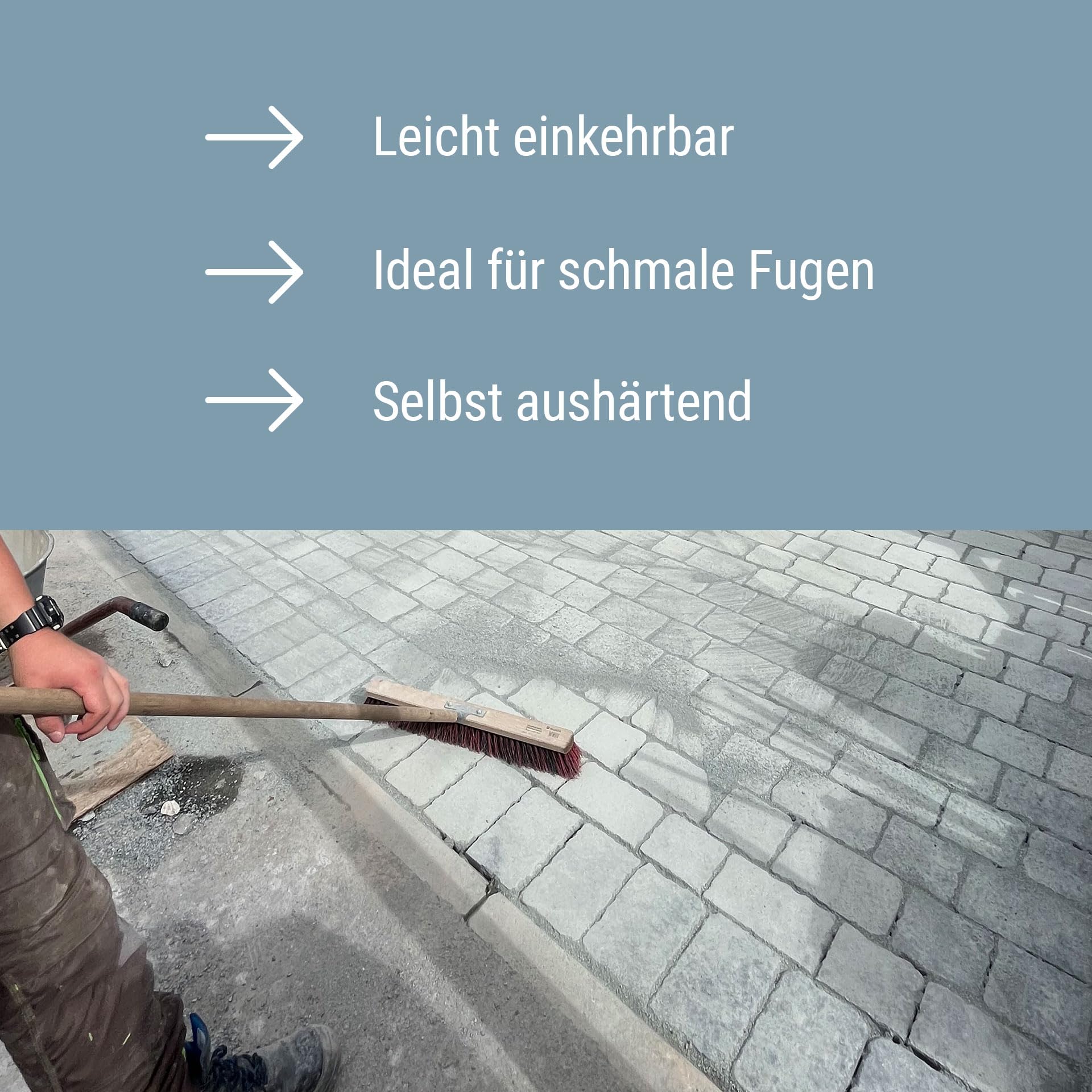 Schicker Mineral Diabas Fugensand grau 0-2 mm 25 kg, Brechsand zum Einkehren in Pflasterfugen aus Naturgestein