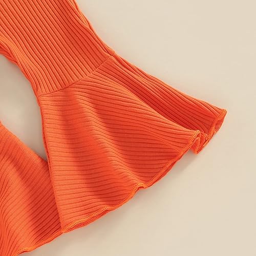 Miniatura 7 de Sudadera de calabaza para bebé niña pequeña camisas de manga larga pantalones acampanados traje de Papá Noel ropa de Navidad