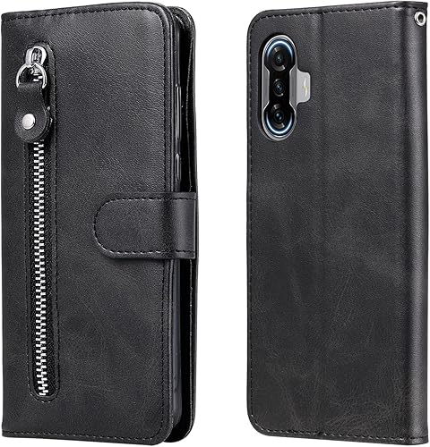 Funda con tapa para Xiaomi Redmi K40 Gaming, para Xiaomi Poco F3 GT Wallet Case, Premium PU cuero Kickstand ranuras para tarjetas Cierre magnético