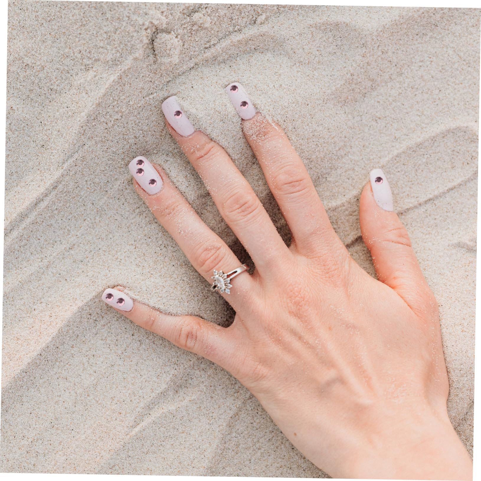 FRCOLOR 5 Pezzi 1 Set Di Strass Per Nail Art Gemme Piatte Per Unghie Strass Per Unghie Per La Creazione Di Gioielli