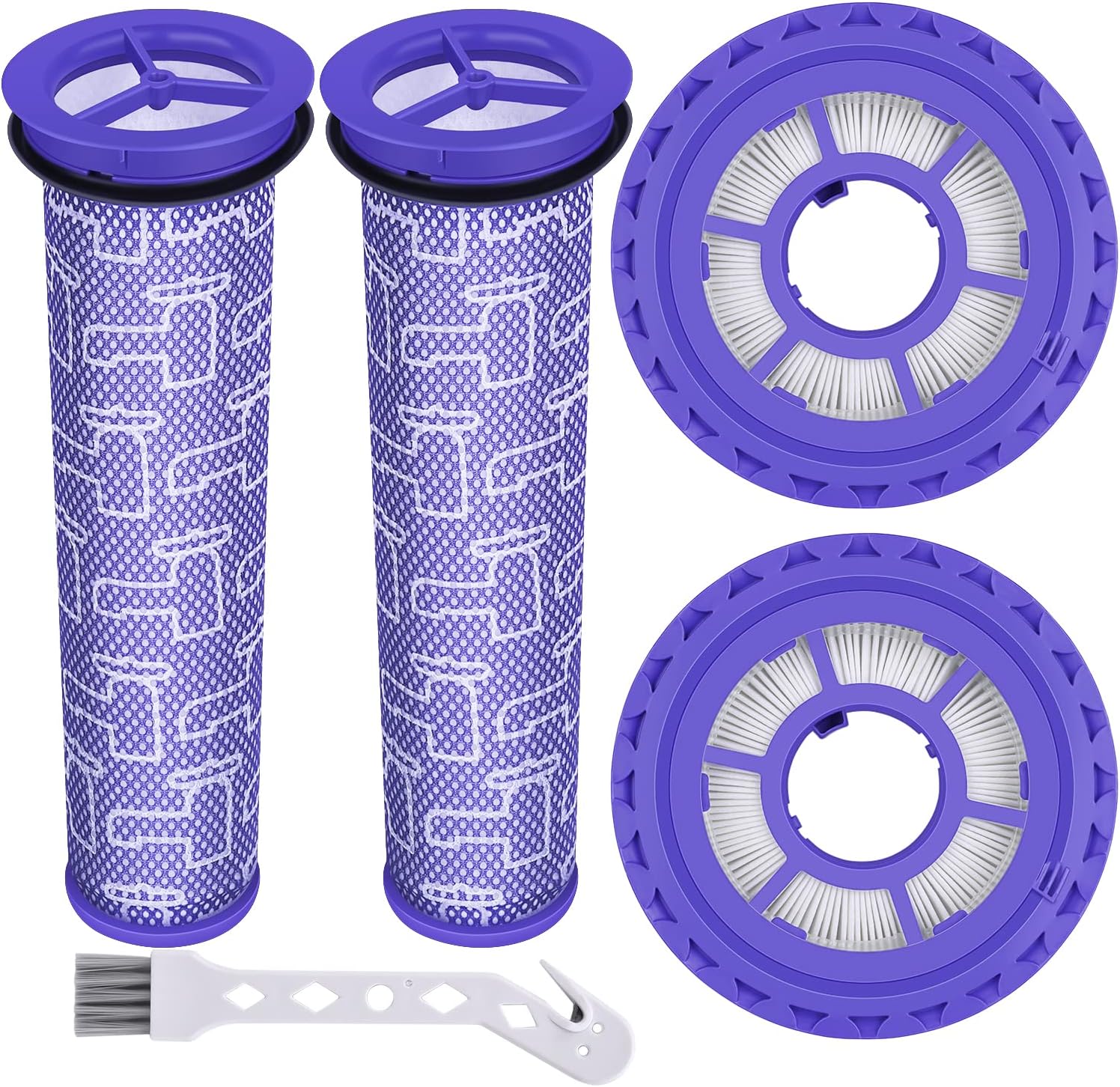 Anewise Filter Replacements for Dyson DC41, DC65, DC66, UP13, UP20 Multi Floor, Ball and Animal Vacuum, 2 Post Filters & 2 Pre Filters, Replaces Part # 920769-01 & 920640-01