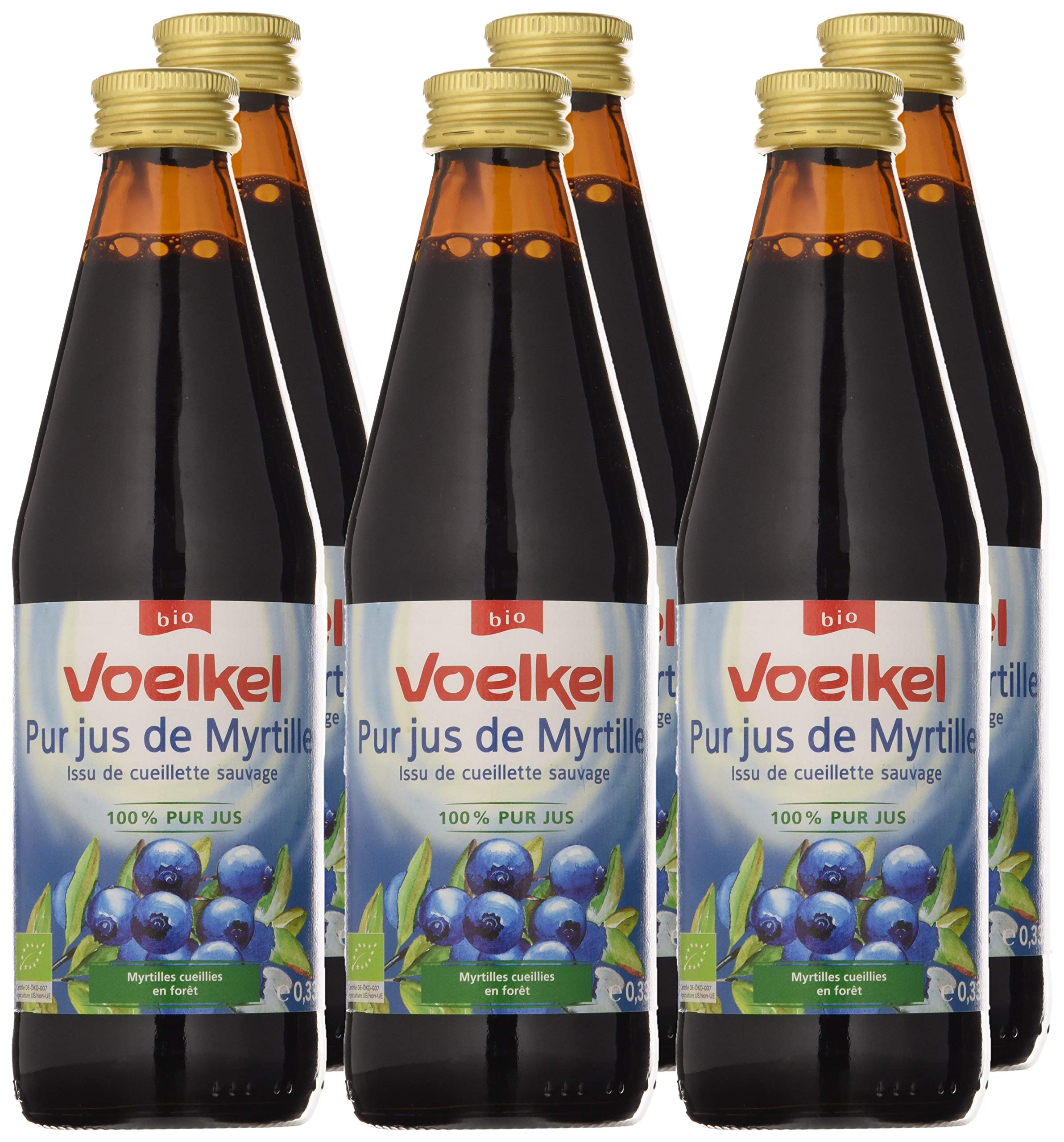 Zumo de aránanos puro BIO - Voelkel - caja de 6 uds de 330 ml. (Total 1980 ml.)
