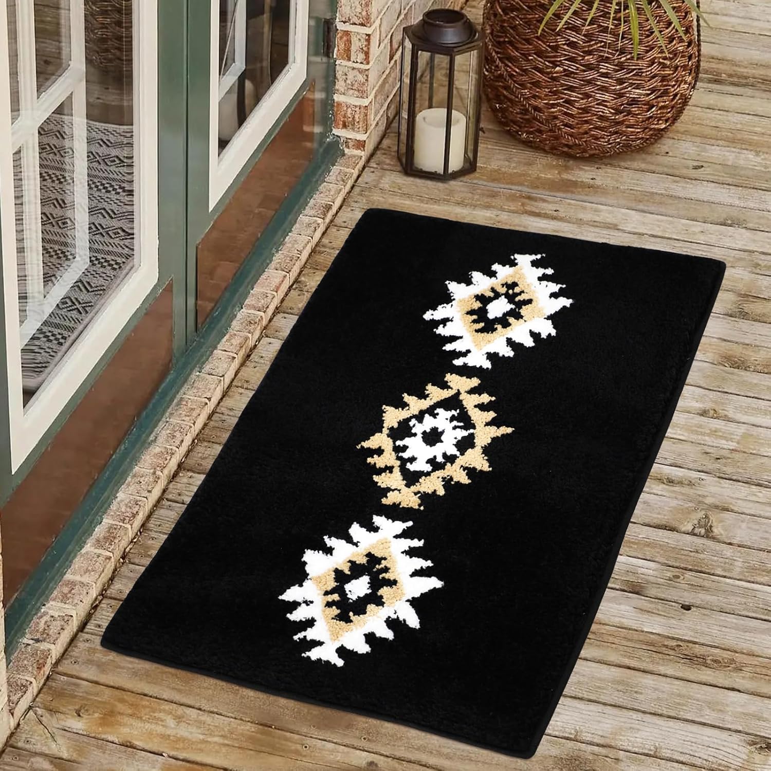 Highly-Absorbent Boho Rectangle Rug