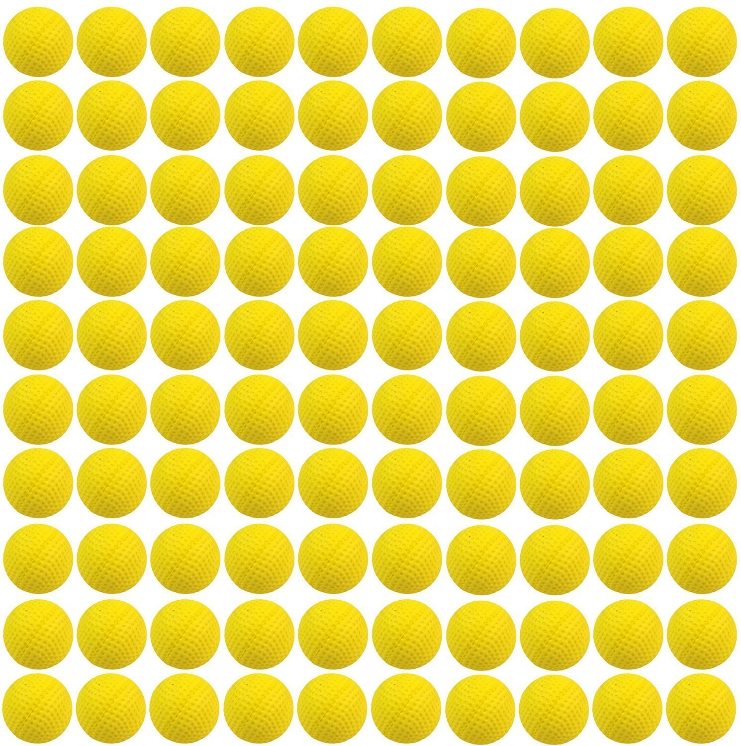 Yosoo® Lot de 100 billes de recharge pour Nerf Rival – Jaunes