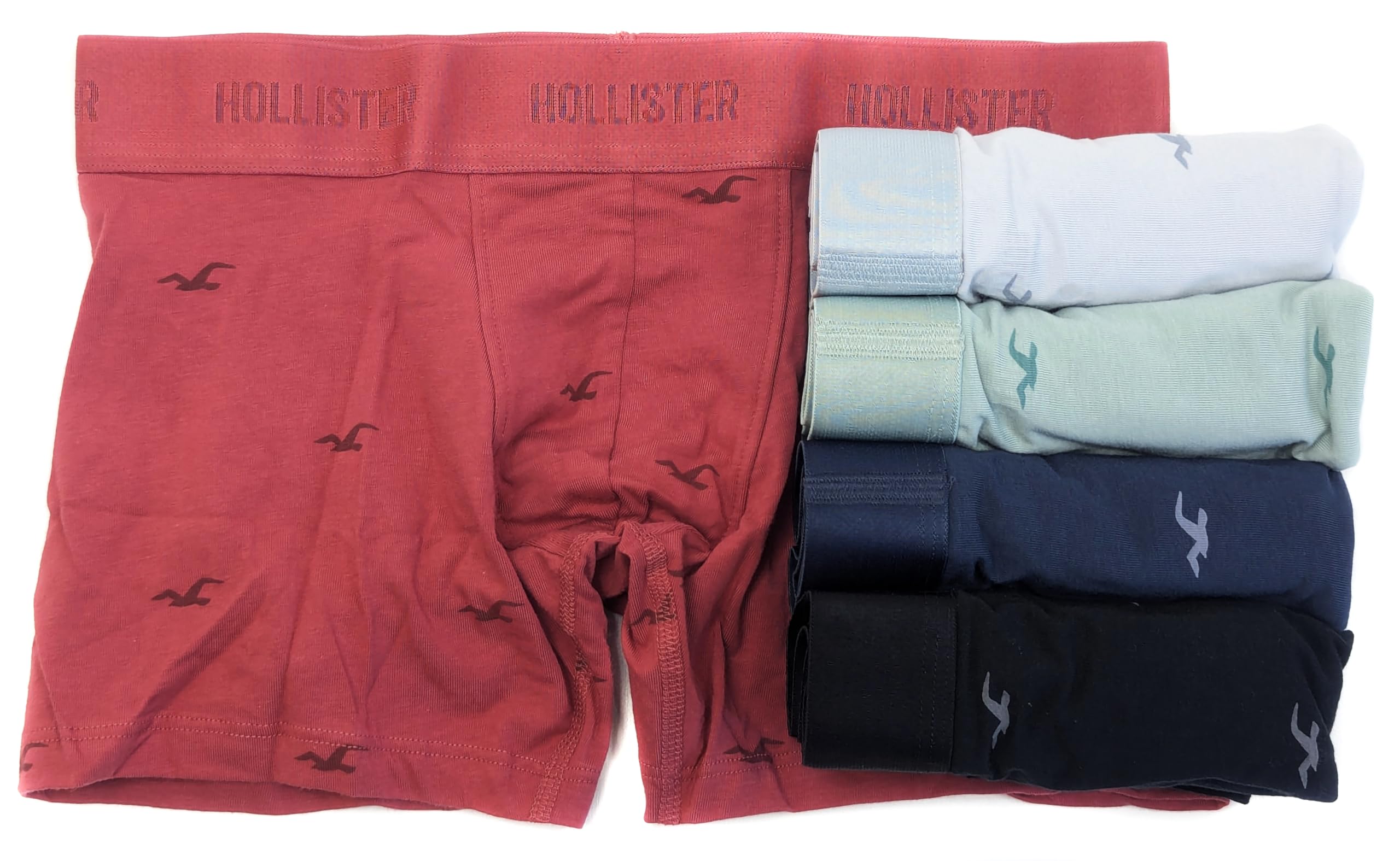 Hollister Men's Epic Flex Classic Trunk Boxer Briefs (Pack) (4" inseam) - Afbeelding 14 van 140