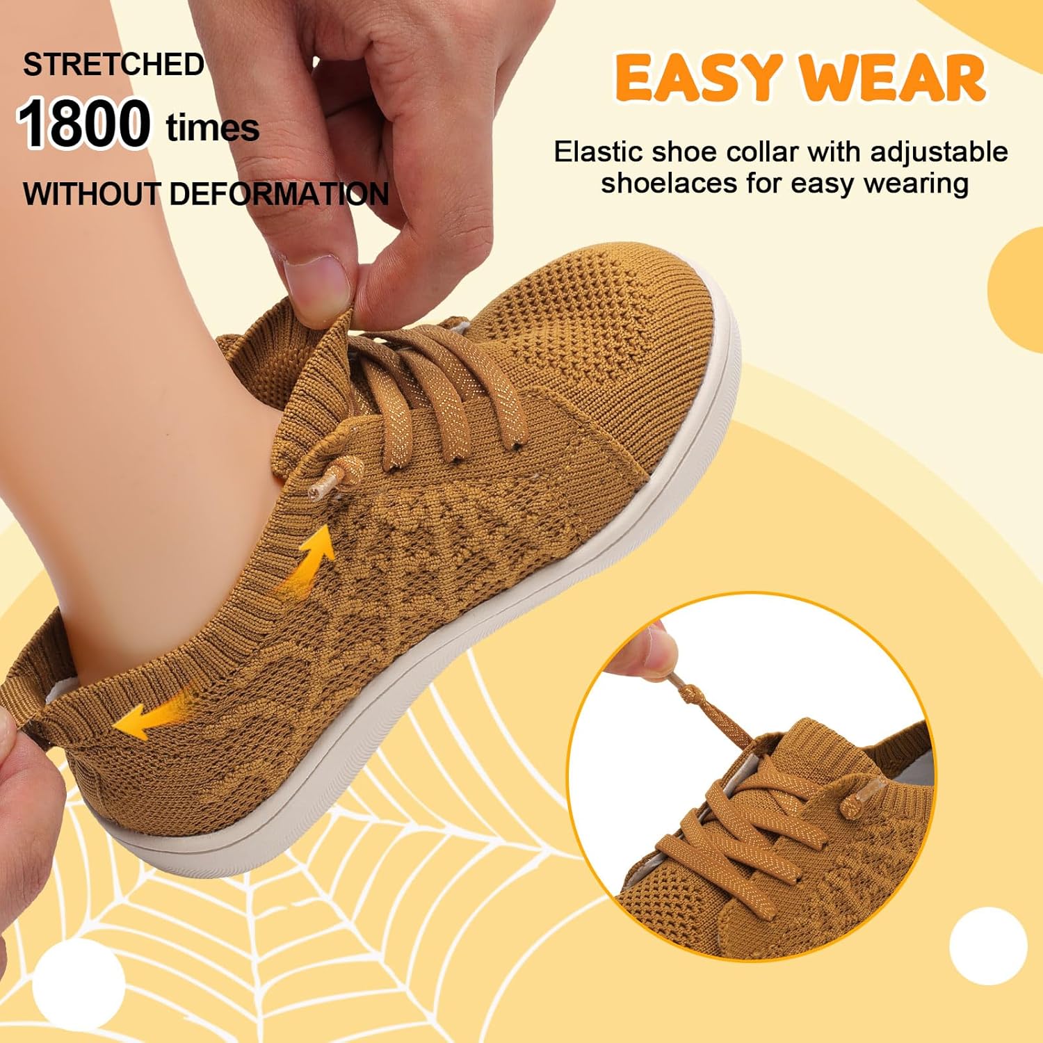 JOINFREE Toddler Shoes Girls Boys Wide Barefoot Shoes Minimalist Walking Sneakers Zero Drop Slip on Tennis Shoe Breathable Naturally Flexible - Image 5