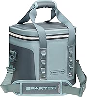 Vista 11 de SPARTER Enfriador suave portátil de 12 latas, IP68 Tizip cremallera a prueba de fugas para camping, pesca, playa, aire libre, hielera aislada