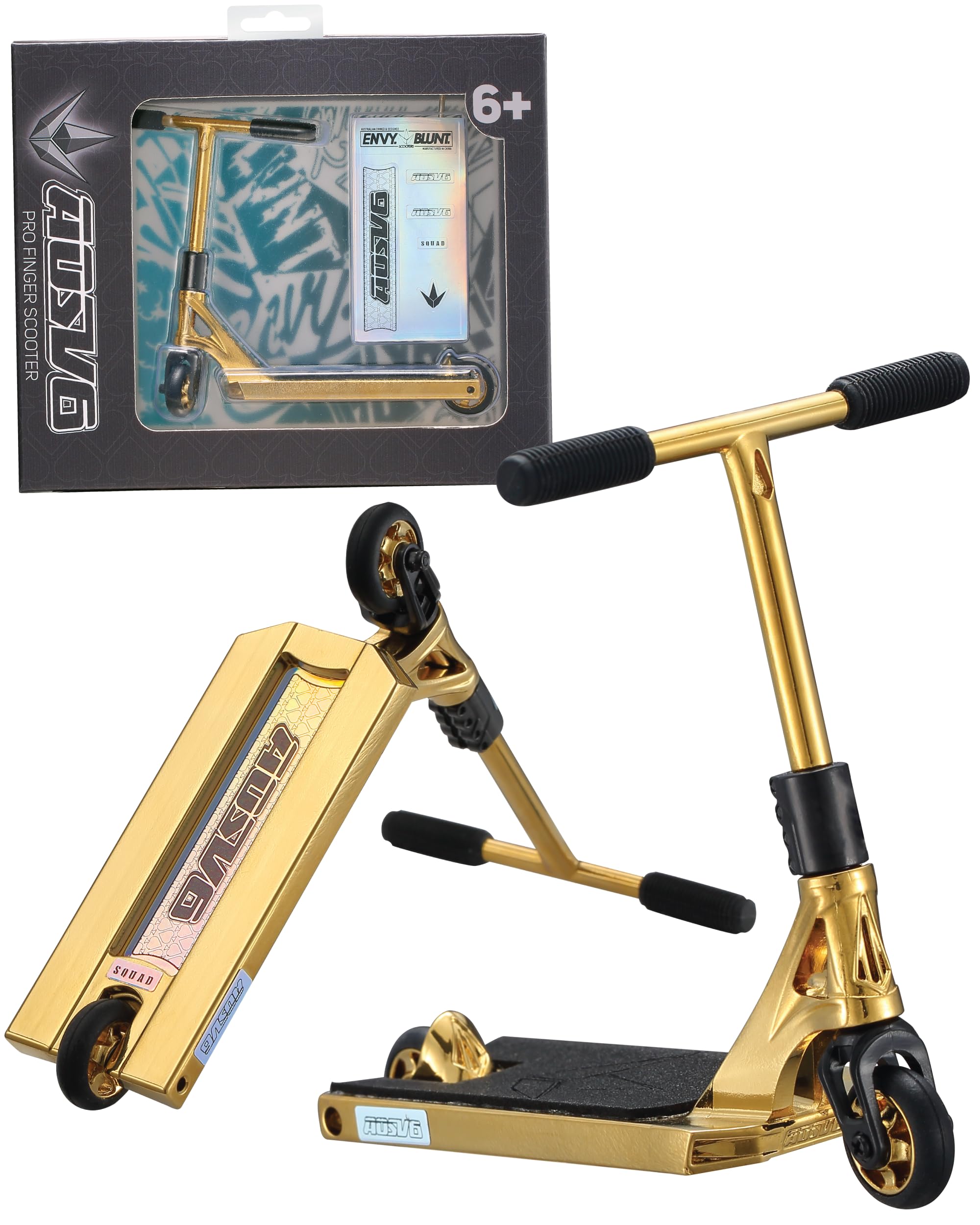 Envy Scooters Pro Finger Scooter | AOSV6 Squad | Gold : Amazon.ca