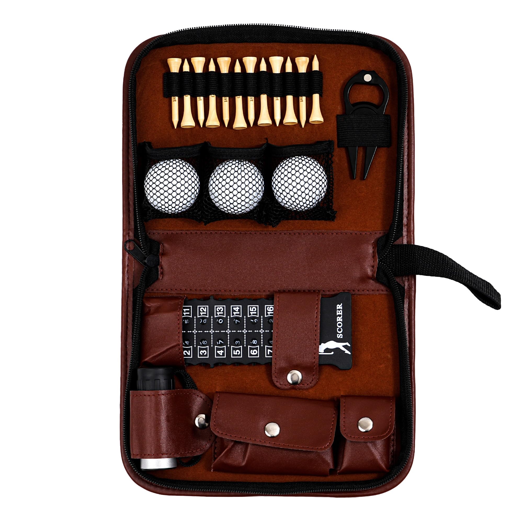 Juego de Accesorios de Golf Personalizados, Juego de Regalo Personalizado, Tees de Golf Grabados, Herramientas de césped, Marcador de Pelota, Regalos para golfistas