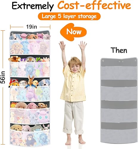 Miniatura 3 de Estante esquinero suave, organizador de almacenamiento de juguetes esquinero, almacenamiento de montaje en pared, organizador de mano apto para