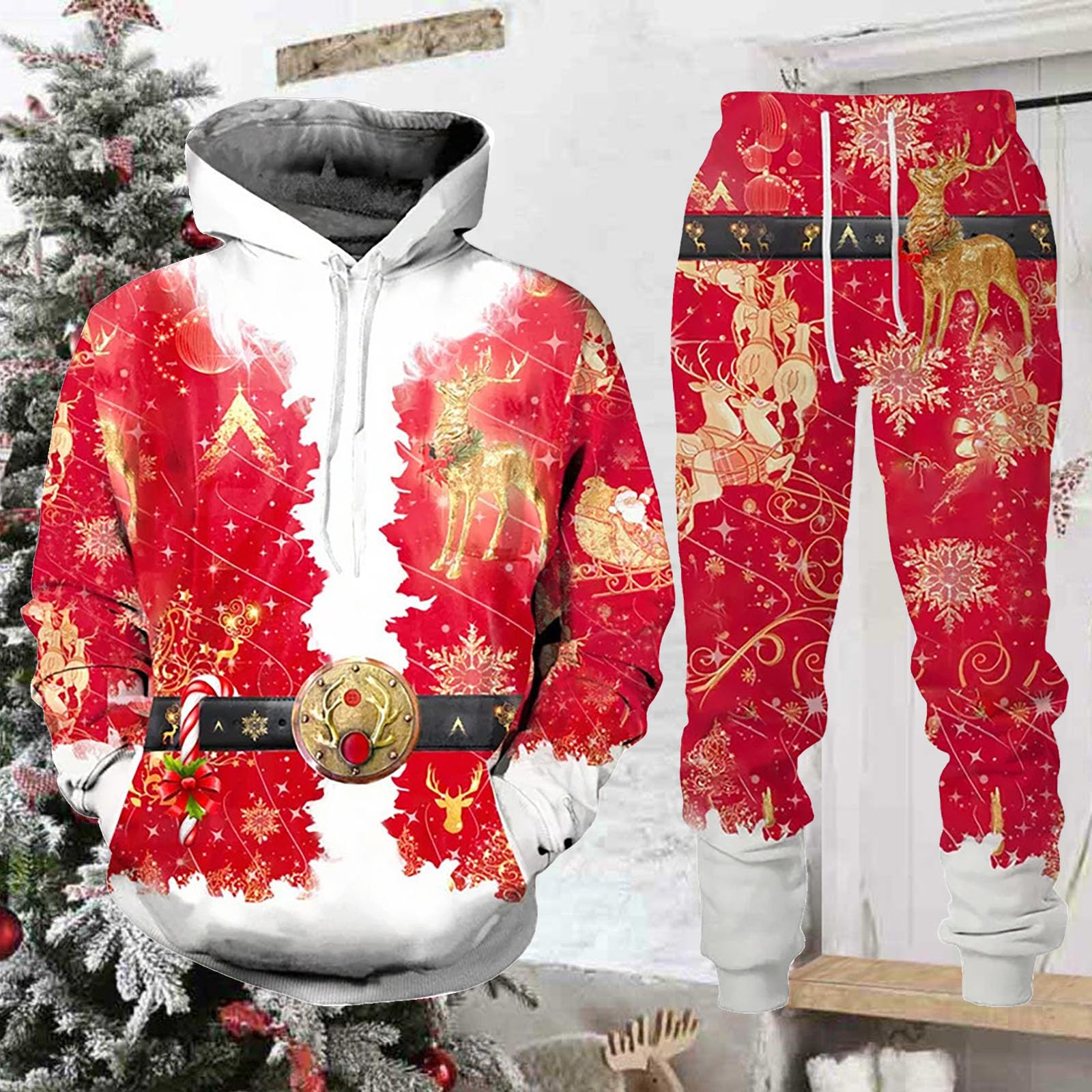 Générique Set da uomo 2 pezzi in cotone tuta da jogging top e pantaloni yoga bodybuilding confortevole caldo aderente viaggio relax primavera look sportivo set completo A64