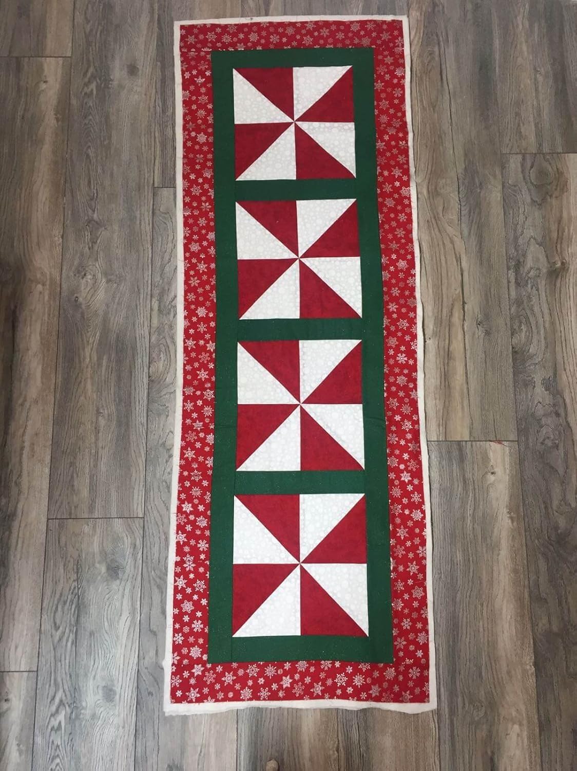 Christmas Handmade Classic Table Runner. Rectangular