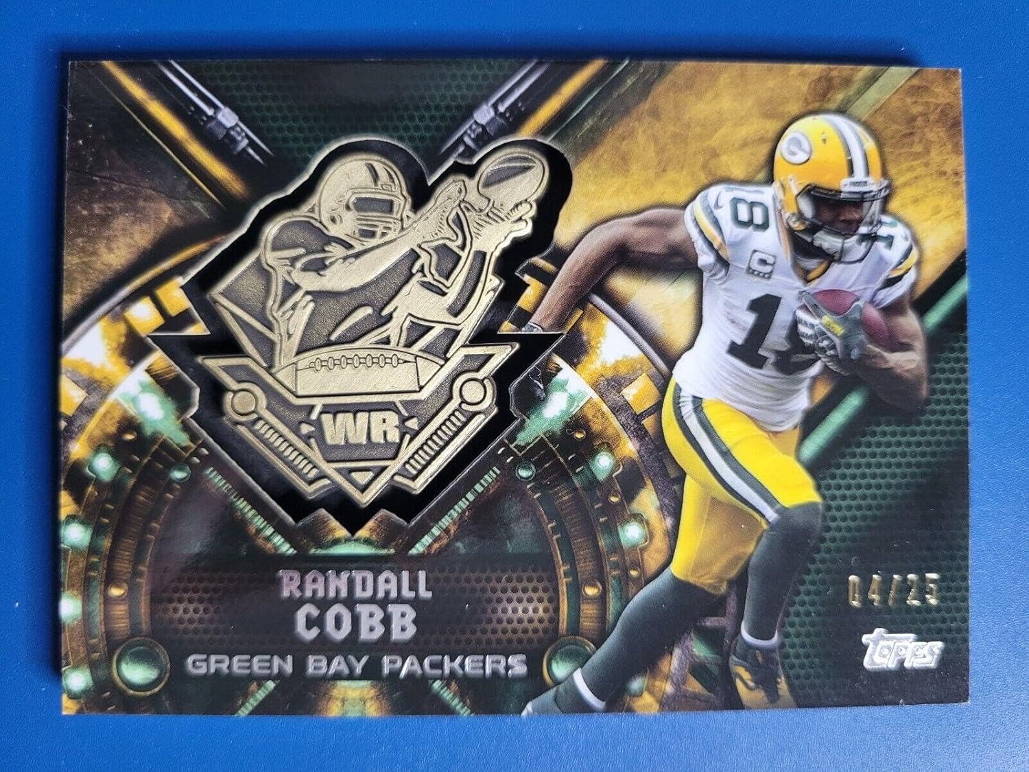 Randall Cobb 2015 TOPPS COMMEMORATIVE FANTASY CLUB MEDALLION #D /25 PACKERS! - Football Cards