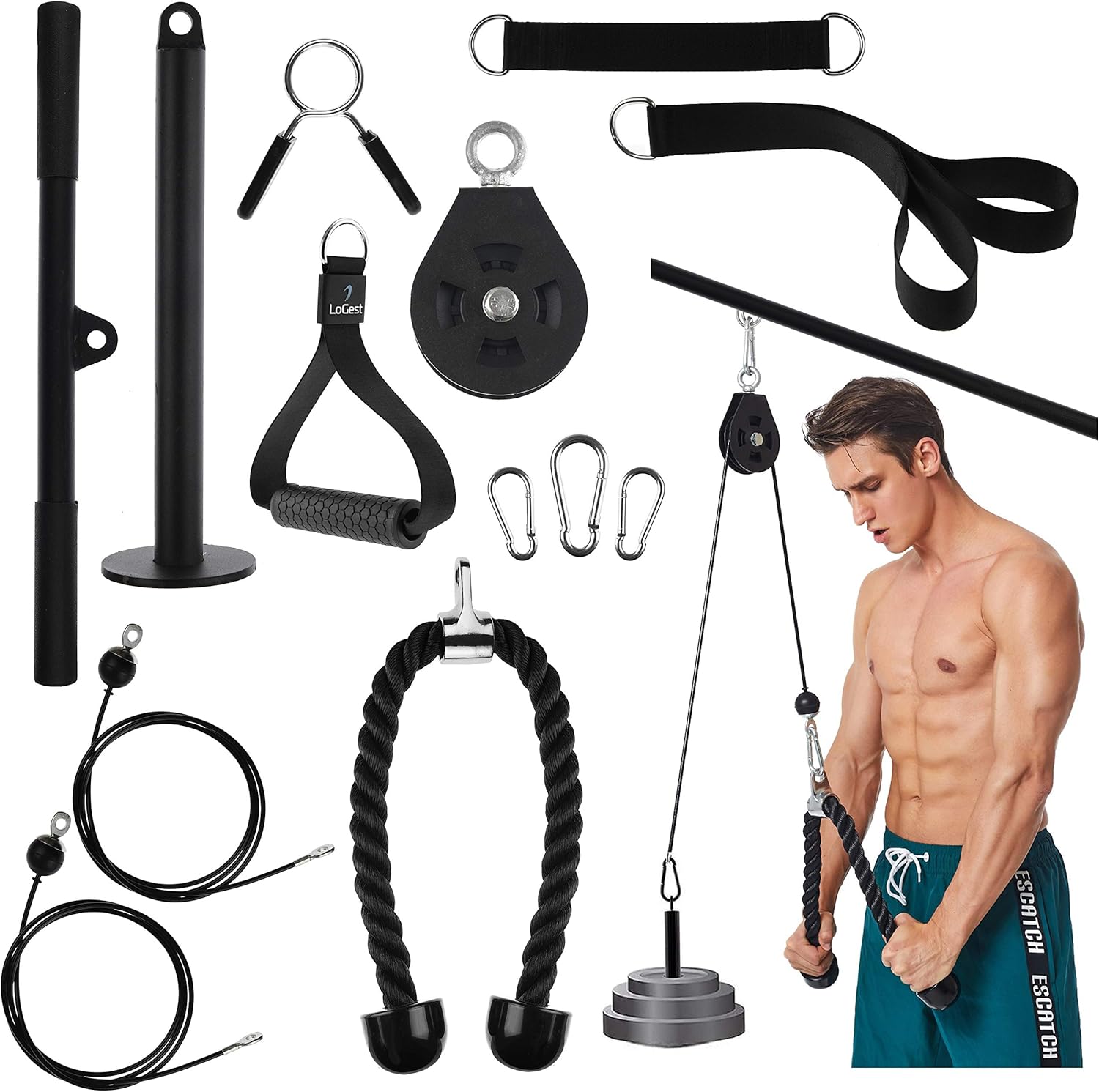 13 Pièce LAT et Ascenseur Equipement de Fitness Set Maroc Ubuy