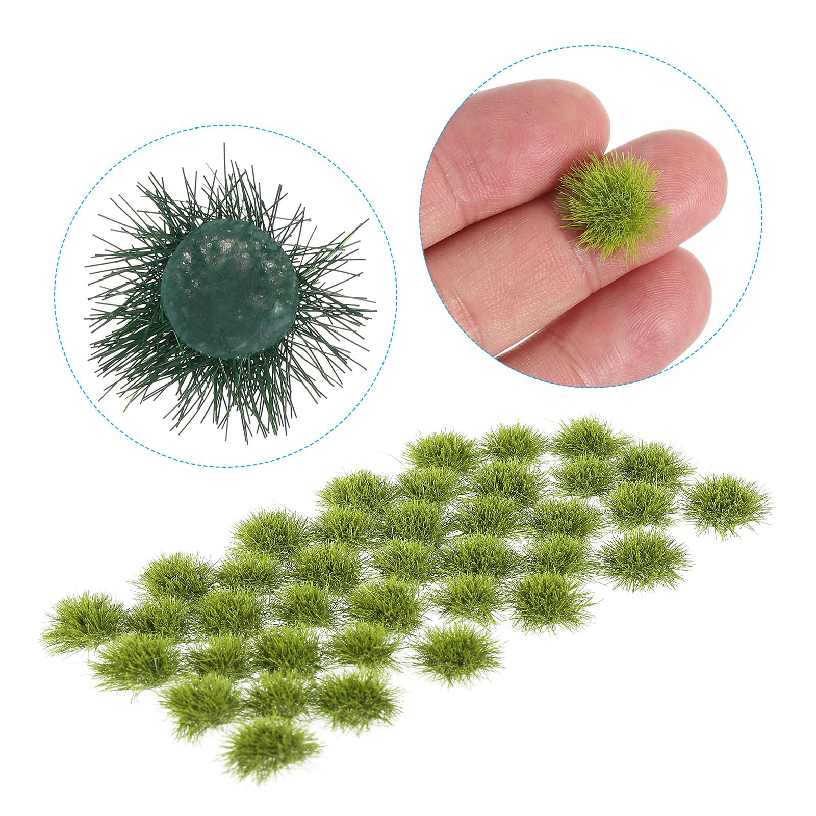 Miniature Terrain Grass Static Grass Tufts For Model Scenery - 56pc ...