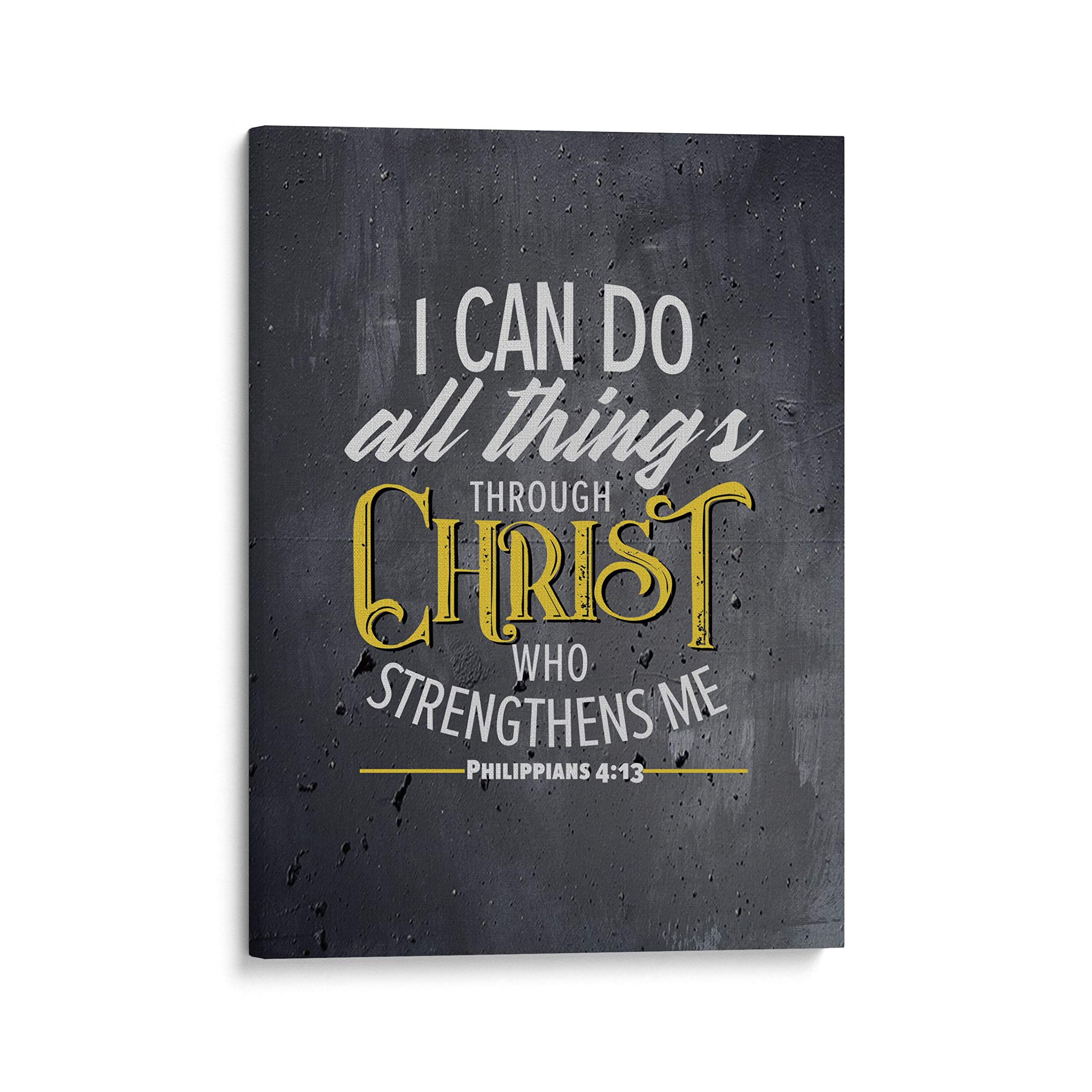 Buy Aprojes Bible Verse Canvas Wall Art Philippians 4 13 I Can Do