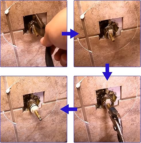 Miniatura 6 de RURBRIN 1 paquete de cartucho Moen-1222 de repuesto para grifos Posi-Temp  ducha Moen grifo de una sola manija con manual