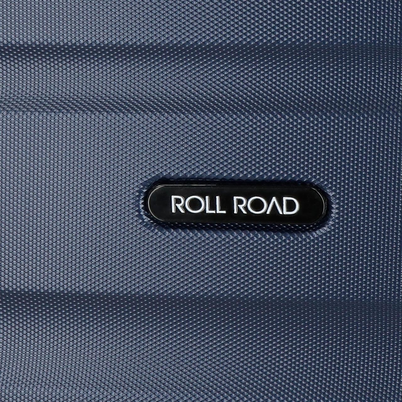 Roll Road Bagaż podręczny Flex, granatowy, 75 centimeters, Duża walizka