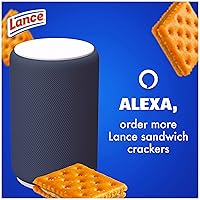 Vista 7 de Lance Galletas sándwich, mantequilla de maní ToastChee, 20 paquetes envueltos individualmente, 6 sándwiches cada uno (paquete de 6)