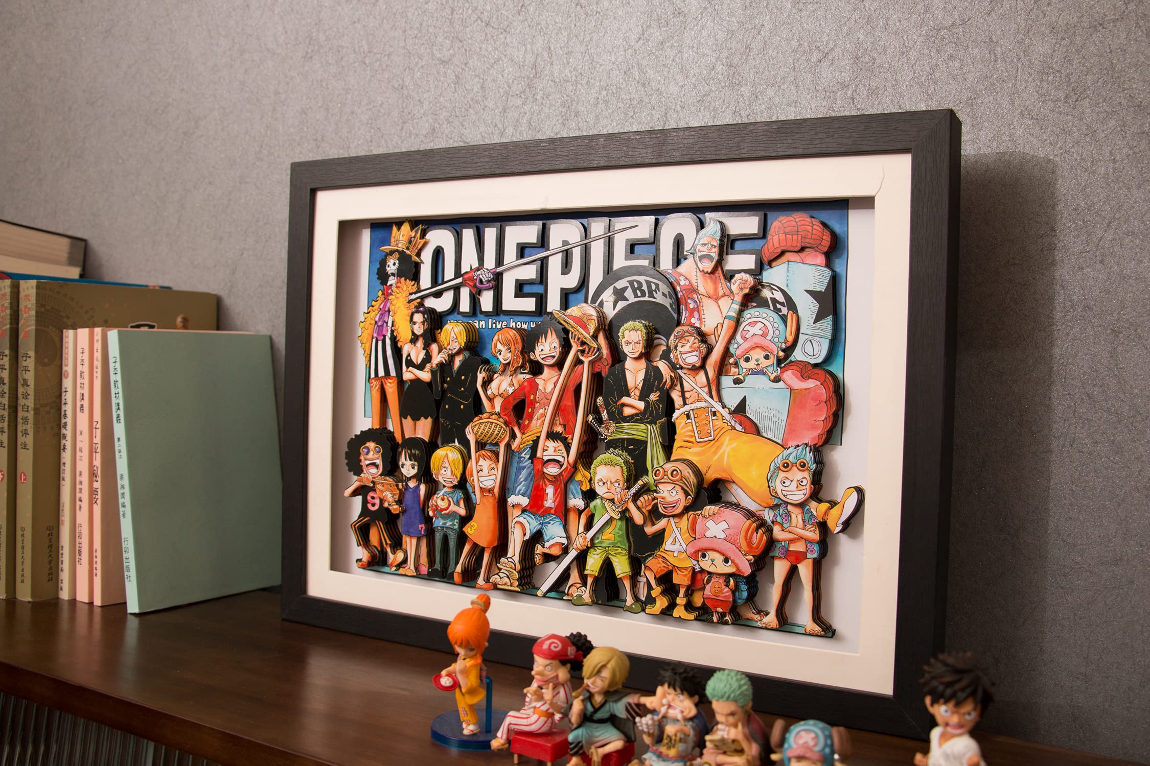 Amazon | AooCare ONE PIECE ワンピース 画 周辺 グッズ 立体絵 飾り